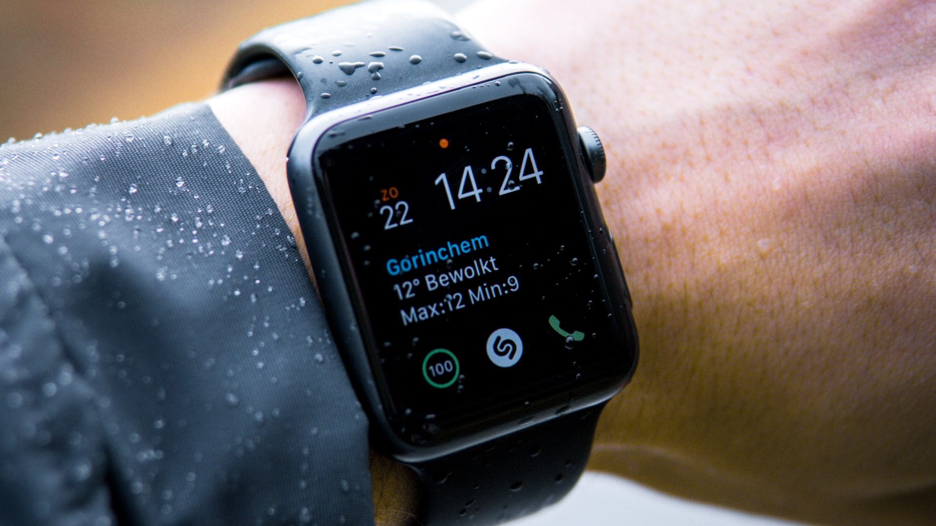 Eject water from Apple Watch