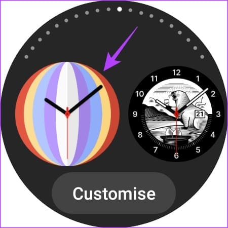 set watch face