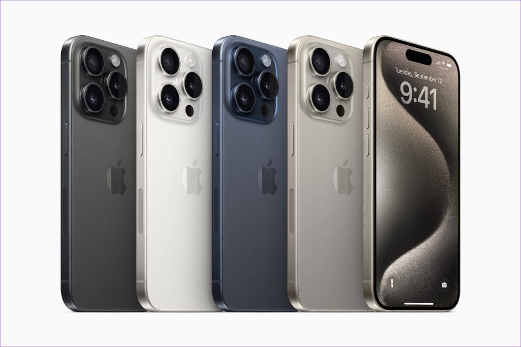iPhone 15 Pro colors 1
