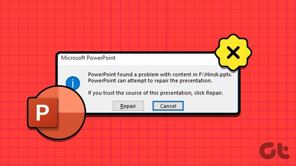 Top Ways to Fix PowerPoint Found a Problem With Content on Windows