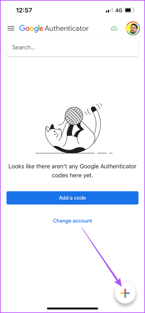add google authenticator app