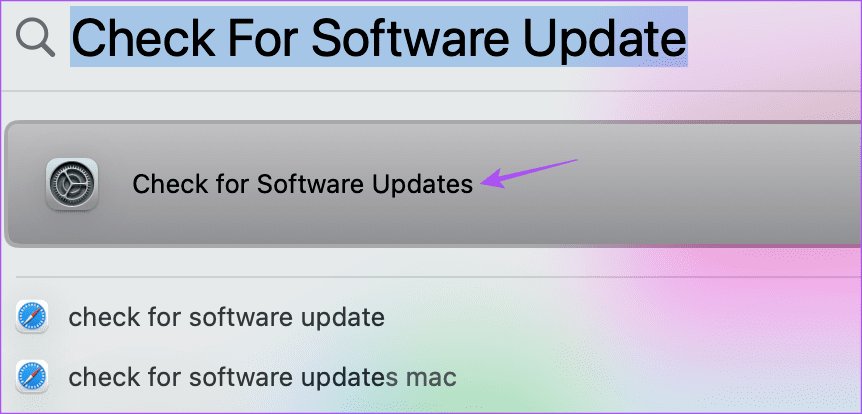 check for software updates Mac 1