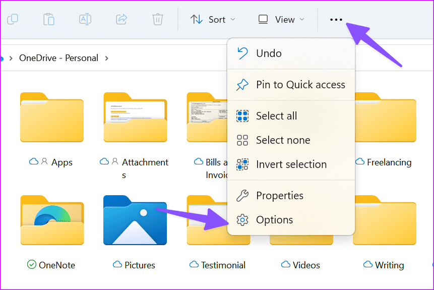 File Explorer stuck at Working on it 5