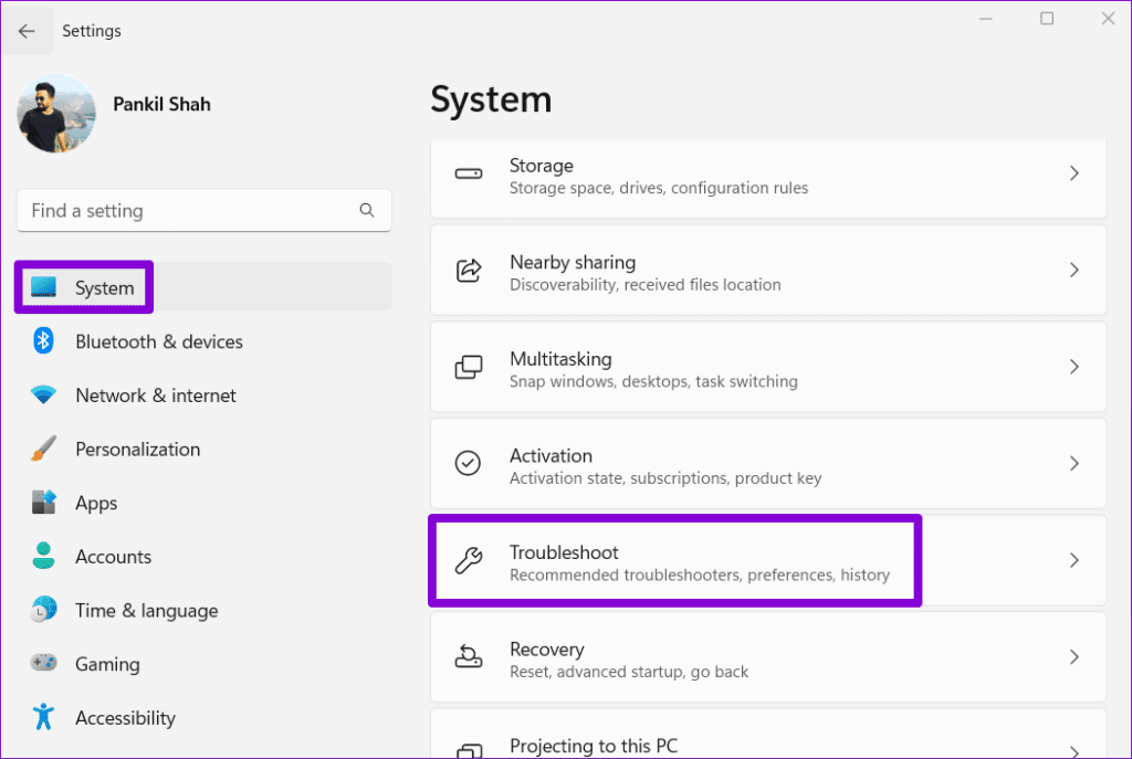 Windows Troubleshooter